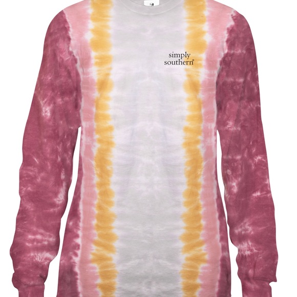 Simply Southern "Bone To Be Wild" tie-dye long-sleeve t-shirt - Picture 2 of 12